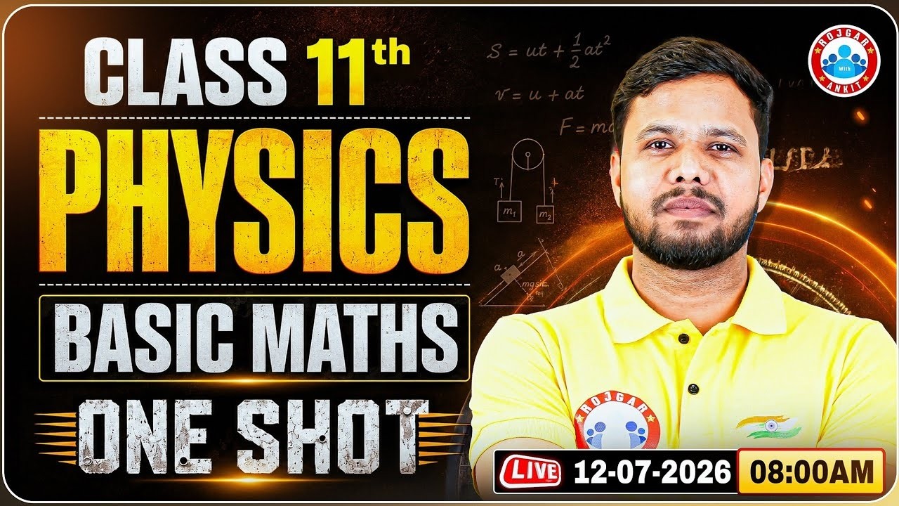 Basic Maths In One Shot | All Concepts & PYQs Covered | Class 11 NEET Physics Basic Maths One Shot