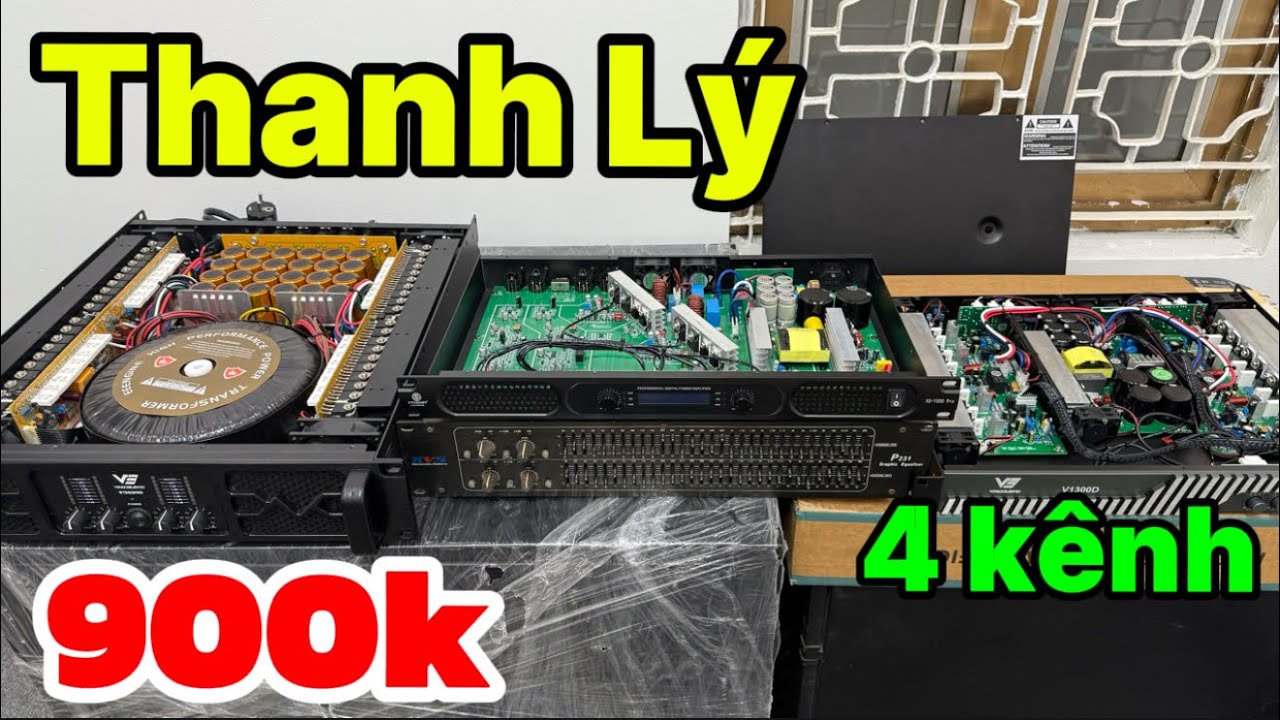 Thanh Lý Đẩy 4 kênh 1550w giá từ 900k, V3 s1550pro chính hãng ITALY | 0888915888