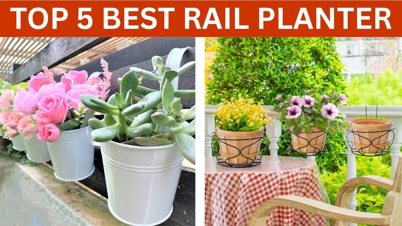 Top 5 Best Rail Planter | Balcony & Railing Planters for Home & Garden
