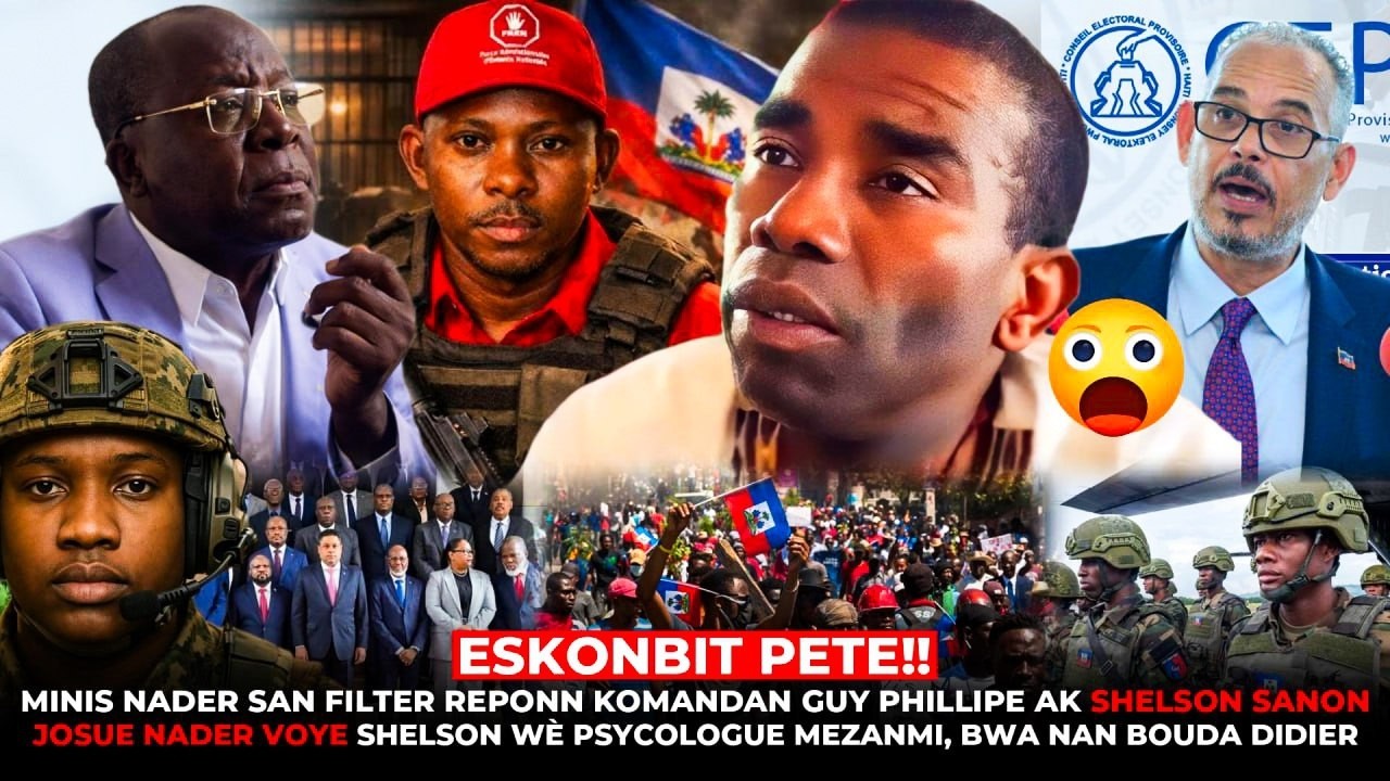 Deblozay Pete!! Gwo Divizyon Nan FREN Minis Nader Korije Kaye Shelson Sanon Pou Frekan, Guy Phillipe