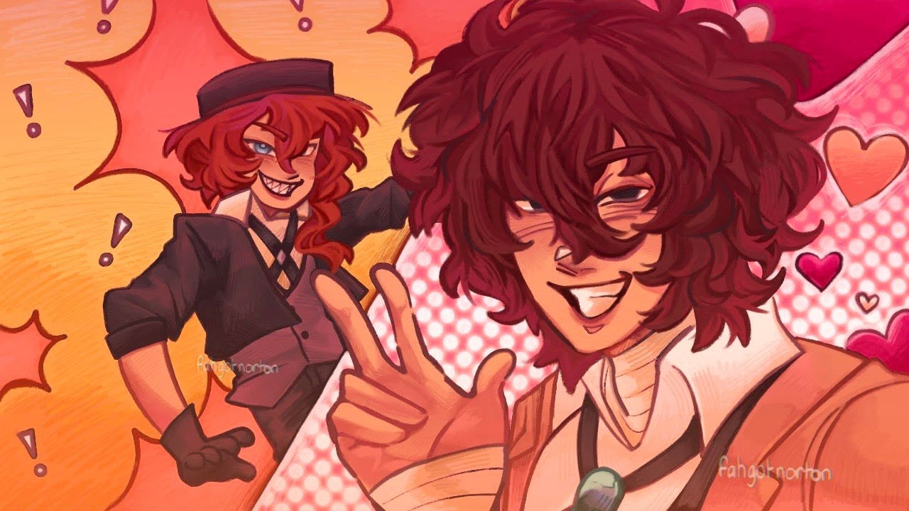 soukoku goes to the park (bungo stray dogs cosplay)