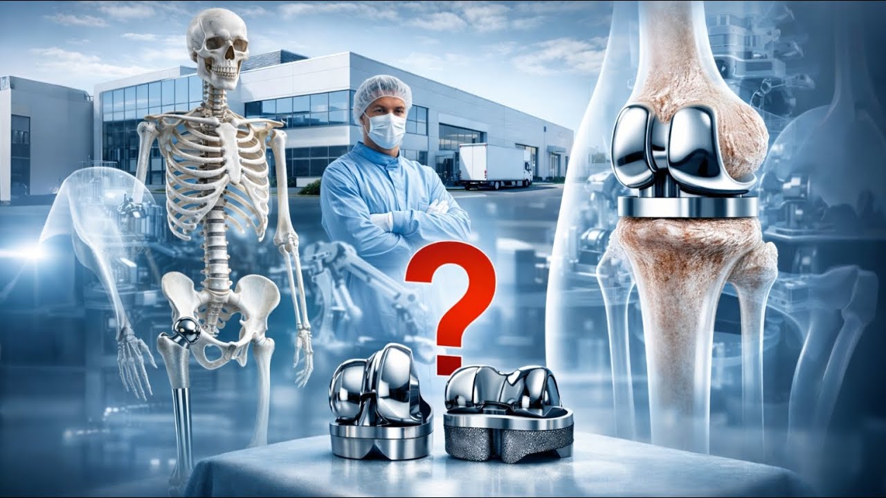 Inside a Modern Medical Implant Factory - How Hip & Knee Implants Are Made (Full Process)