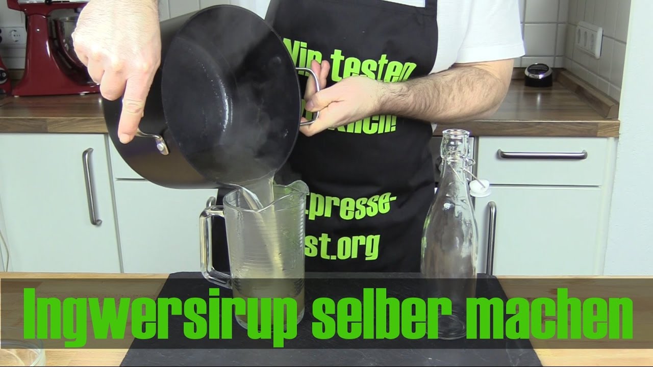 Ingwersirup in 5 Schritten: Wie mache ich Ingwersirup selber?