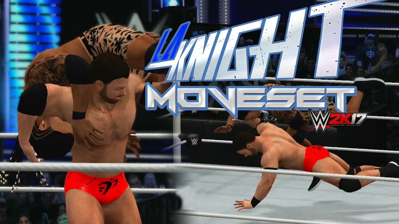 WWE 2K17 - LA KNIGHT MOVESET FORMULA - PS3/XBOX360
