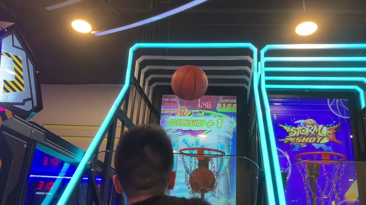 Ultimate Mode new Record 🎉Storm Short 3 Basketball Arcade 7 Balls 4615 scores,炫動籃球3 7個球4615分（原速片￼￼）