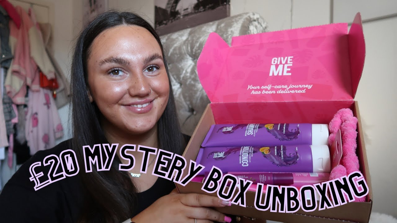 £20 GIVE ME COSMETICS MYSTERY BOX UNBOXING | CAITLIN SINNETT