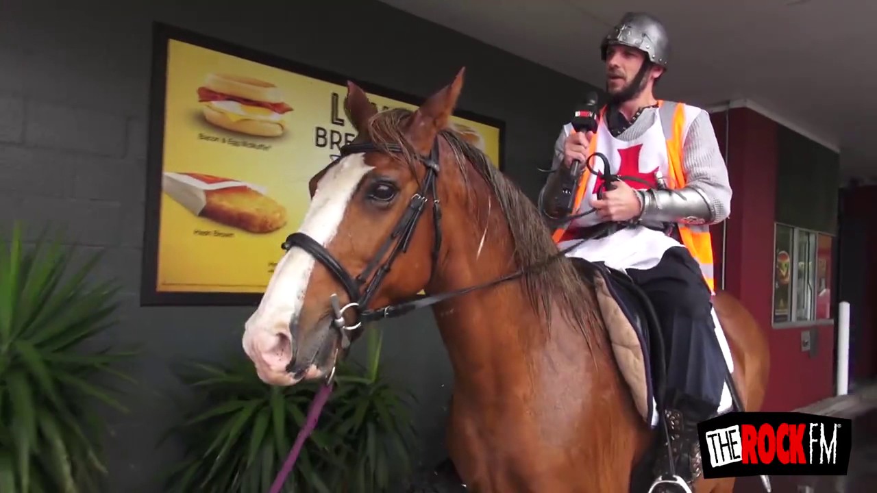 Can you go through a drive-thru on a horse?