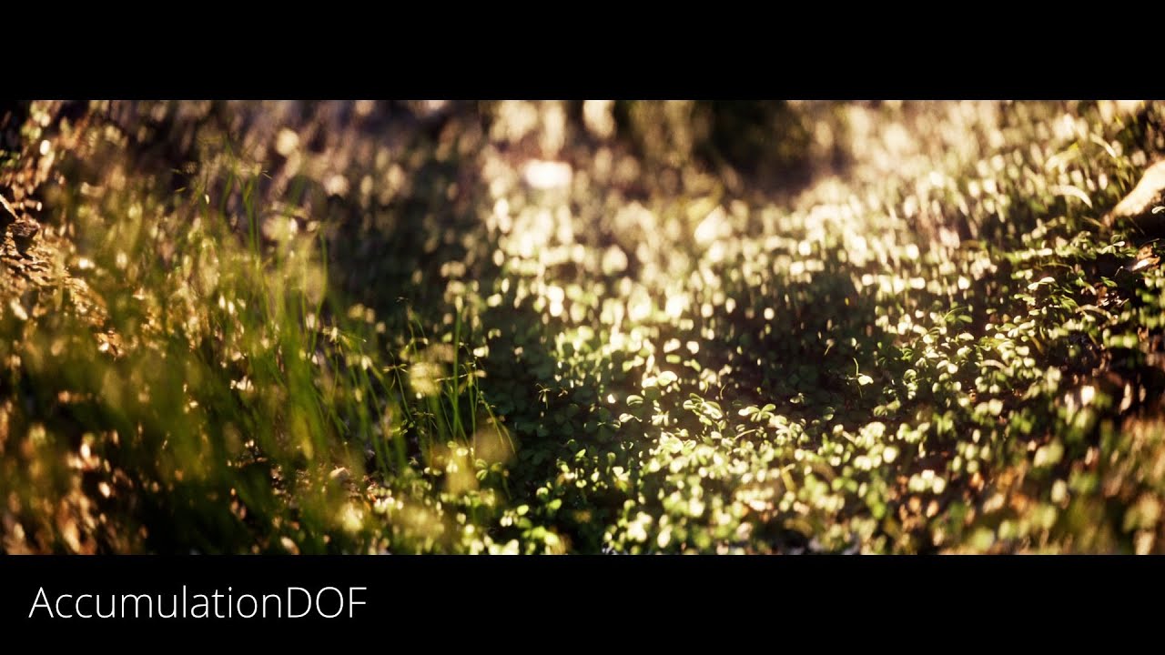 Unreal's New Production Quality Depth of Field | AccumulationDOF