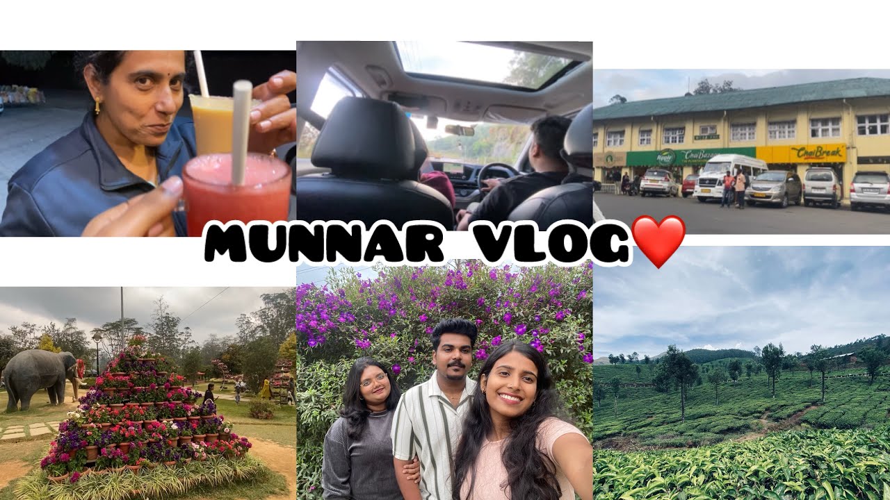 Munnar vlog🤍 (part-1)