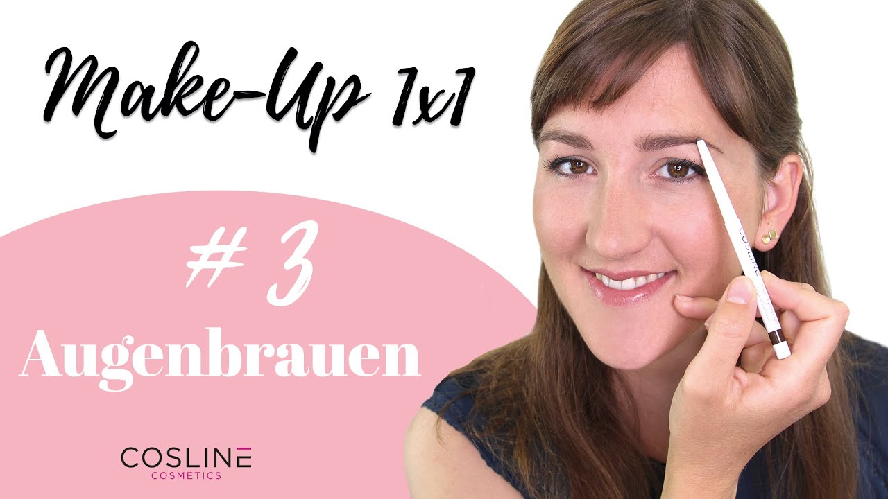 Augenbrauen richtig schminken – Make Up 1x1