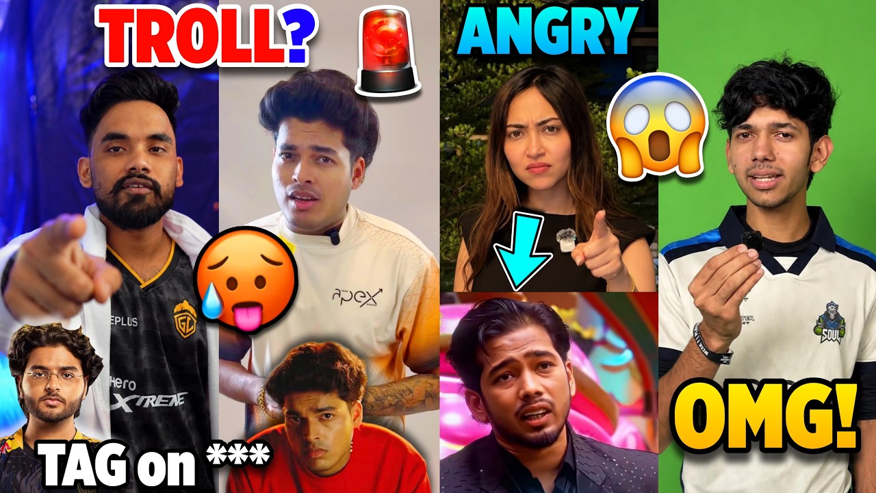 GodLike TROLL Jonathan TAG?..🥵 Kaashvi ANGRY on Sc0ut Comment🥶 SouL NAKUL Story Reveal🚀 BGMI Female