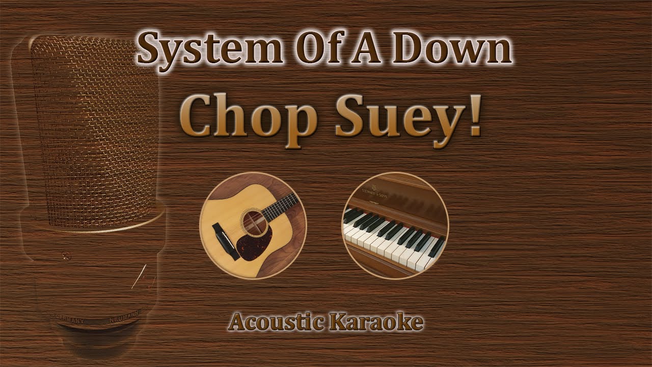 Chop Suey - System of a Down (Acoustic karaoke)