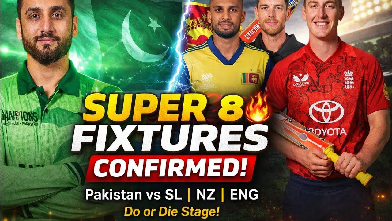 T20 2026 Do or Die Round! Pakistan Super 8 Schedule Analysis | T20 World Cup 2026 #icc  #worldcup 