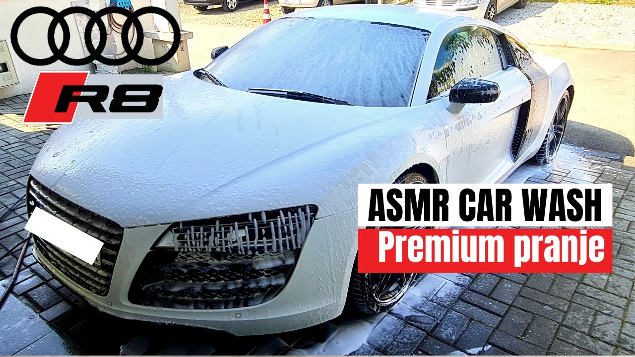 AUDI R8- Premium pranje vozila / ASMR style/ Gtechniq BL Detailing Novi Sad