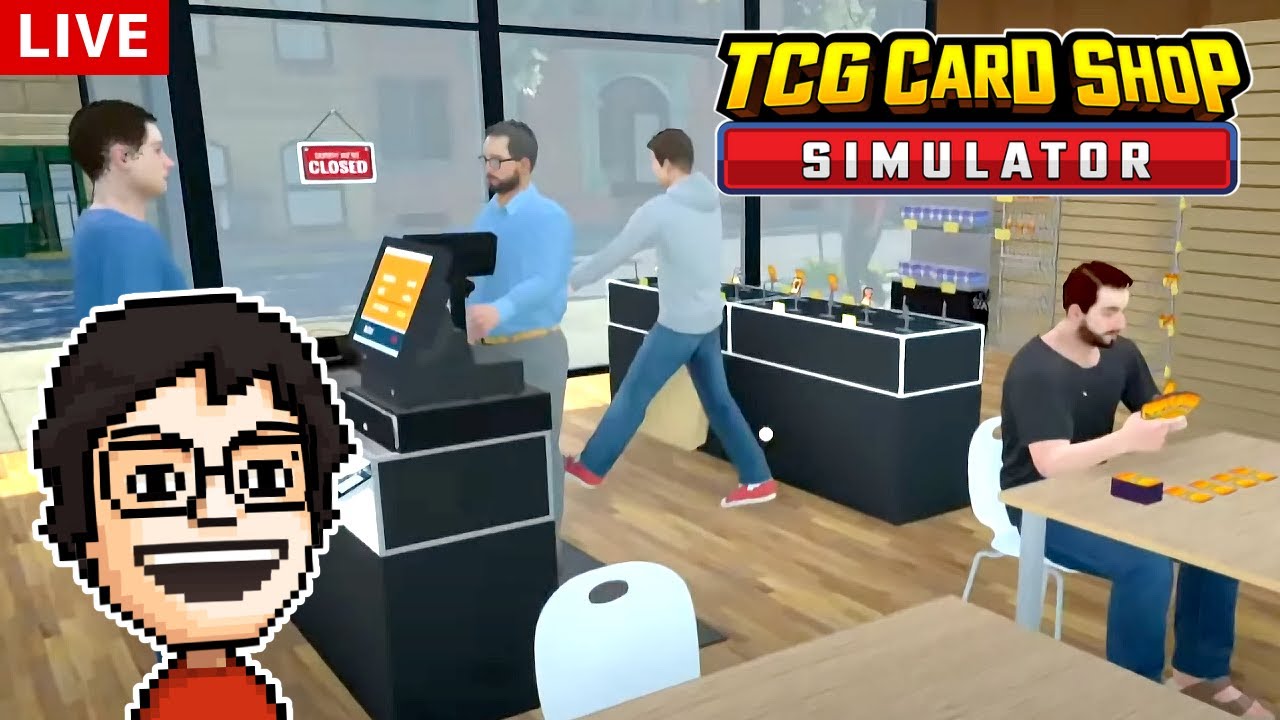 【TCG Card Shop Simulator】レアなカードを引くのと店を大きくするぞ！！