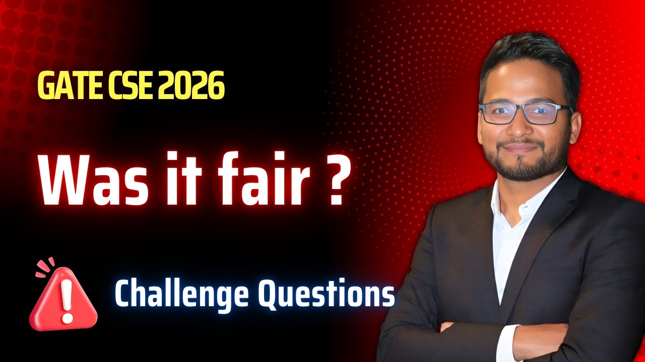 Challenging GATE Questions: Was It Fair?