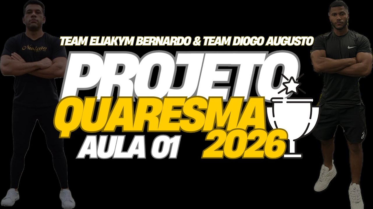 PROJETO QUARESMA 2026 - BOA VINDAS E ORIENTAÇÕES INICIAIS - AULA 01