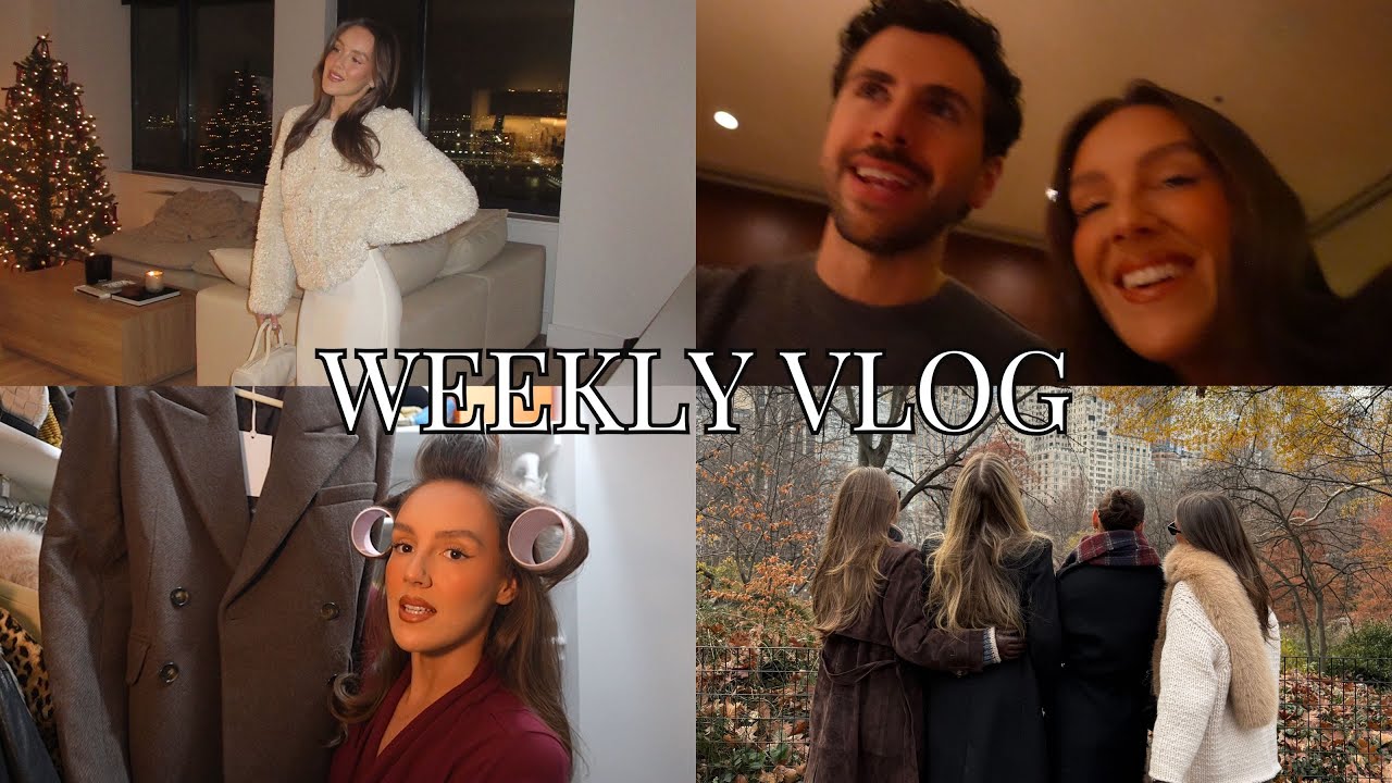 weekly vlog: holiday events, gift ideas & girls weekend in new york!