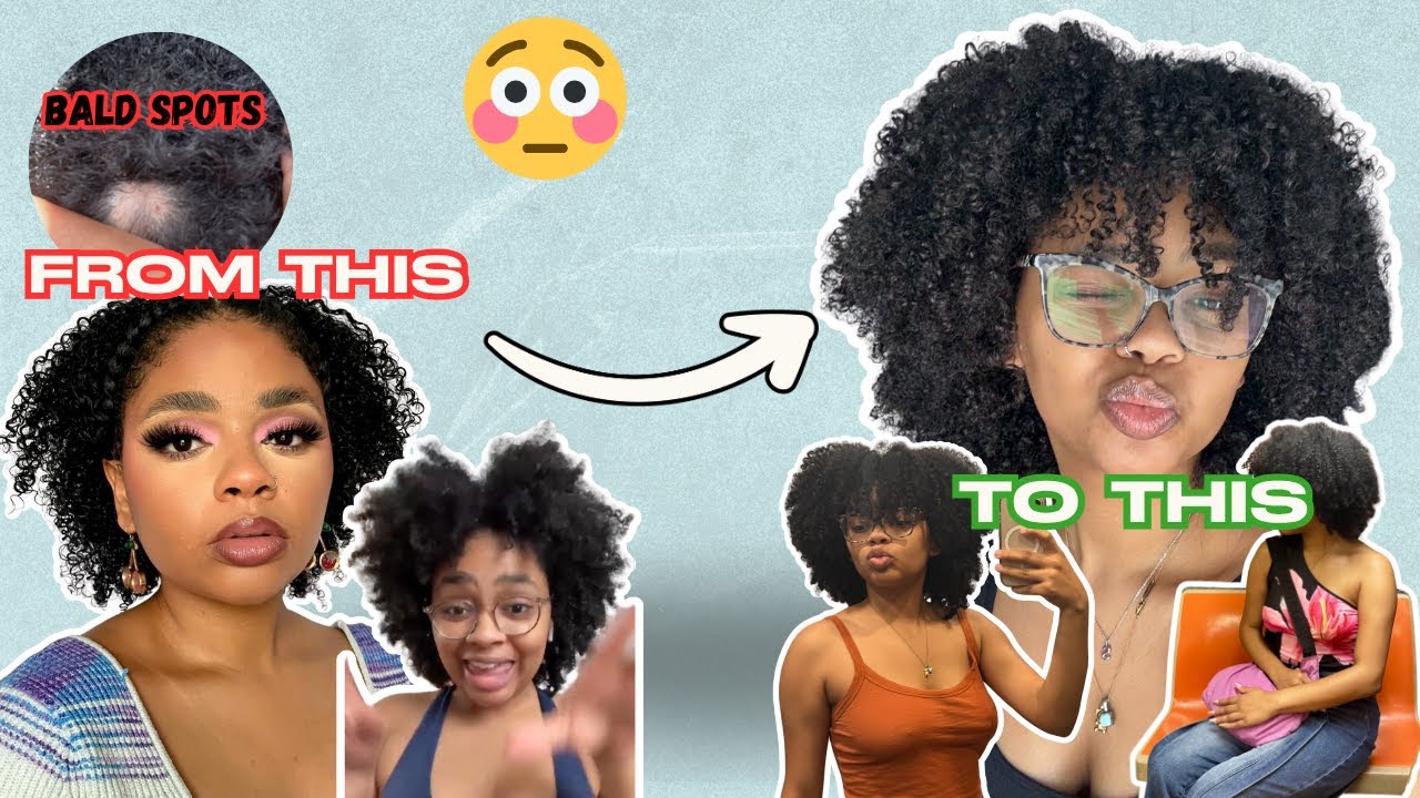 From Bald Spots to Big Hair: My Natural Hair Journey + Wash Day Routine