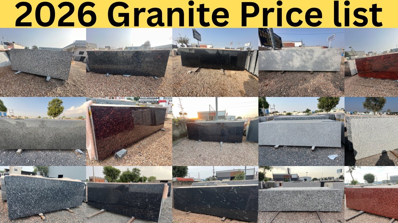 ग्रेनाइट 2026 Complete Price List. Polish Granite Price @43/- #rajasthangranite #kishangarhgranite 