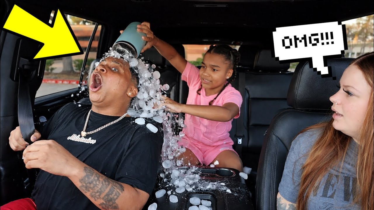 DUMPING ICE DOWN MY STEPMOMS SHIRT ! *SHE SNAPPED*