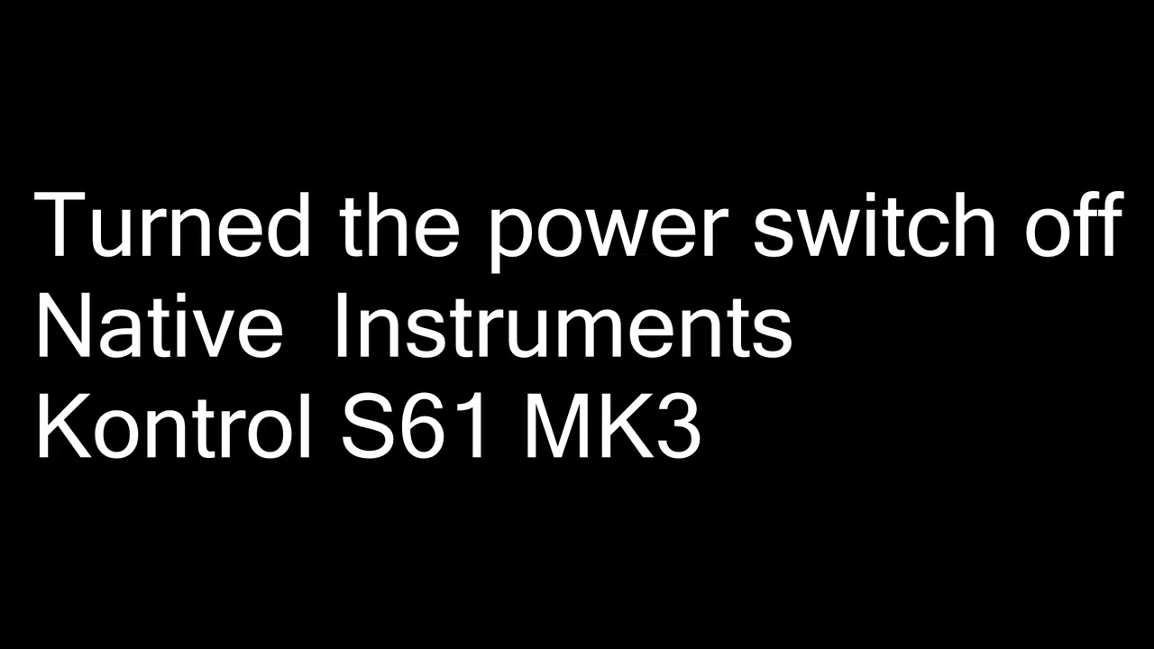 GUI lag was caused by Kontrol MK3（Native Instruments）