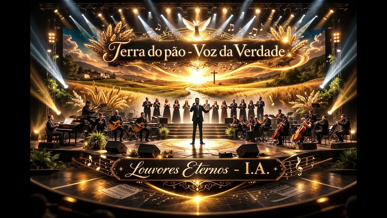 Terra do pão - Voz da Verdade   #harpacrista #GospelMusic #LouvorIA #WorshipIA #MusicaGospel
