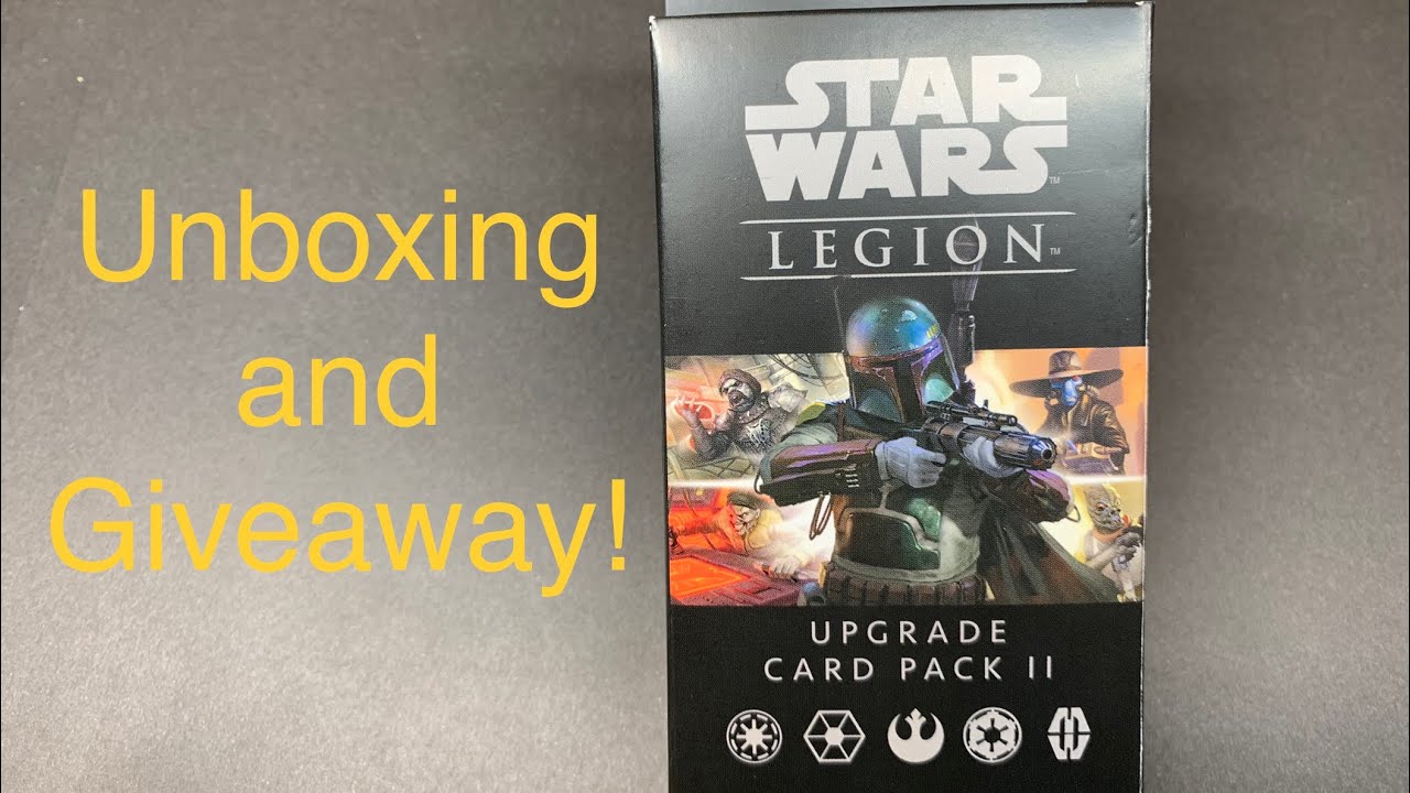 Star Wars Legion Upgrade Pack II Unboxing and Giveaway!