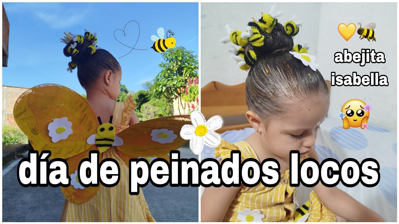 DIA DE PEINADOS LOCOS✨🐝 