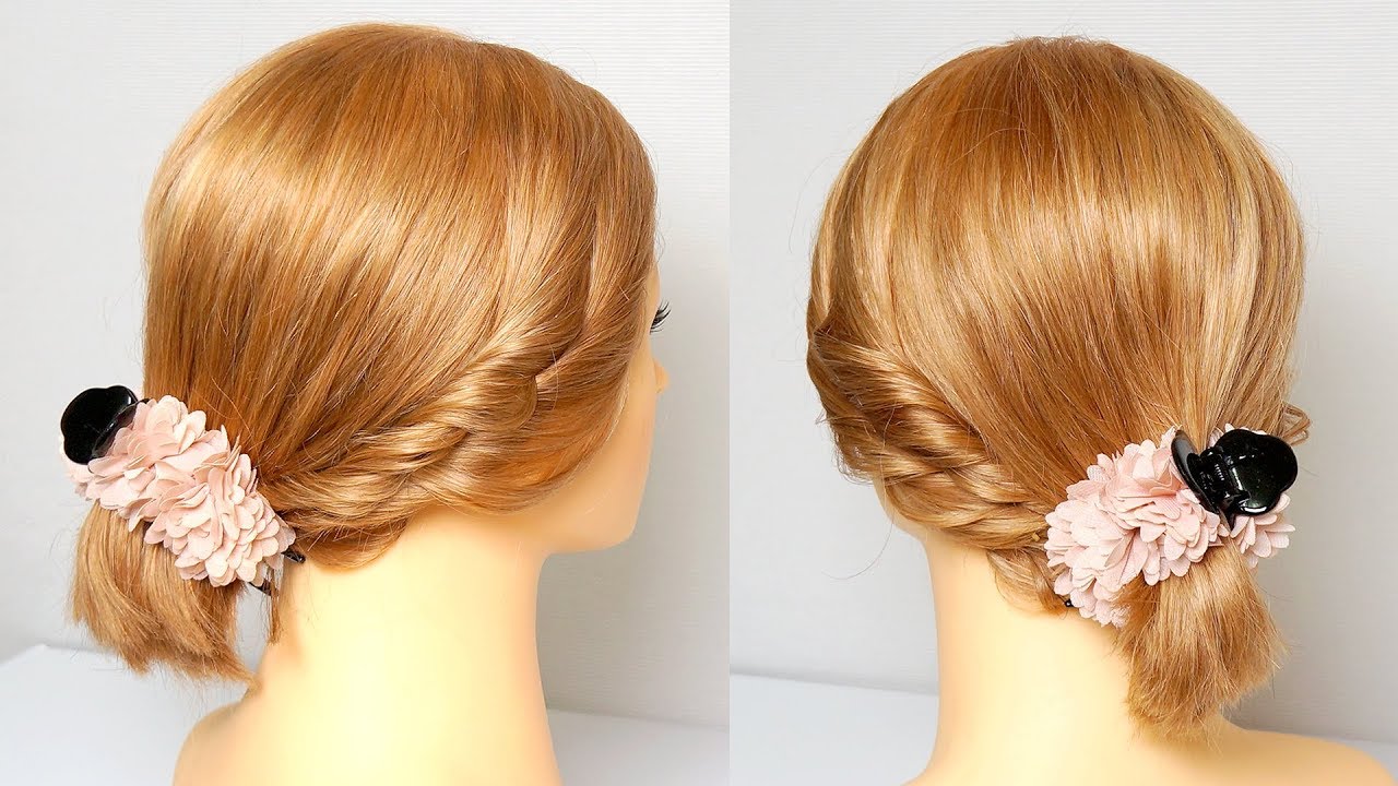 집게핀을 이용해 짧은 단발머리 하나로 예쁘게 묶기/ Ponytail for SHORT Hair