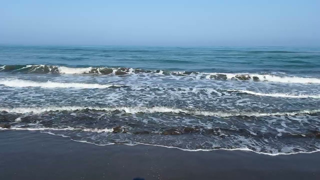 Adriatic Coast I Spille Beach  I Ambience & Waves Sounds I Albania