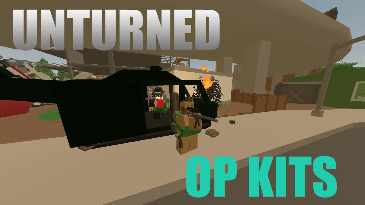 Op Kits! Unturned solo PvP in seattle! Part #2