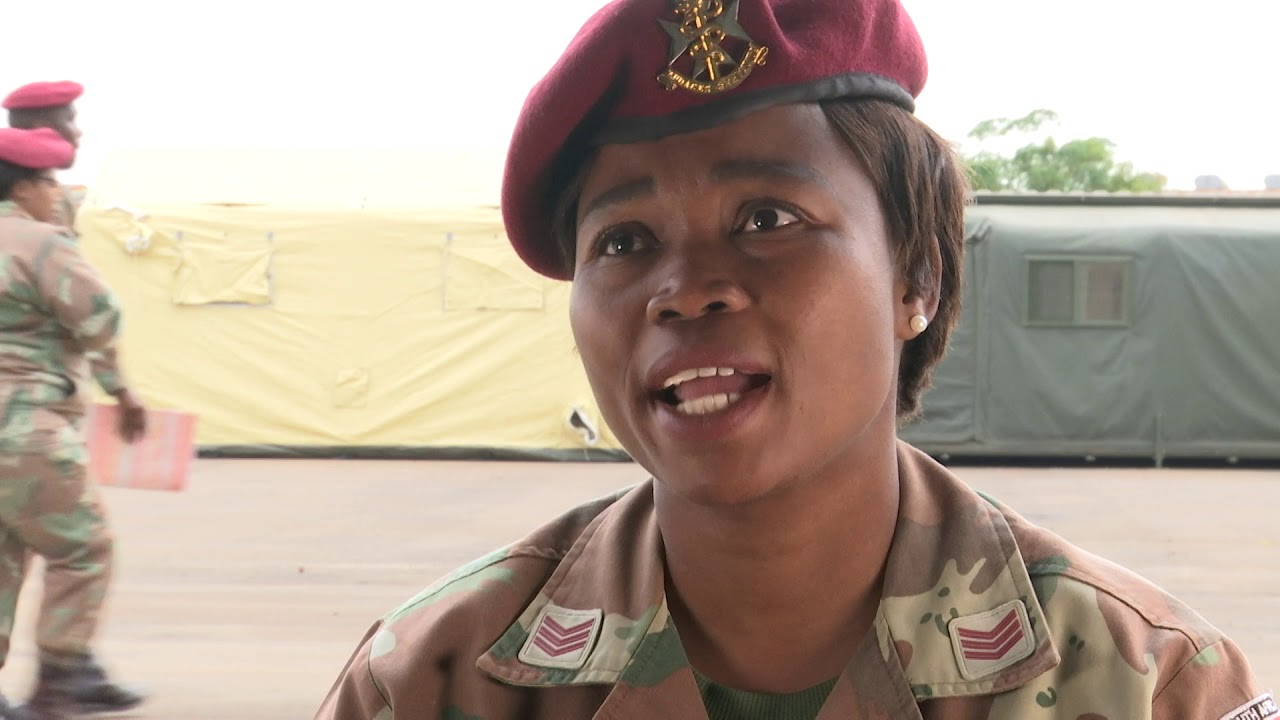 SAMHS sets up level 2 field hospital in the fight against COVID 19