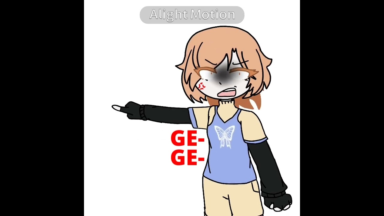 GE- GE- GET OUT! 🗣️🔥🔥 get out funk meme #gacha #gachaclub #alightmotion #tweening