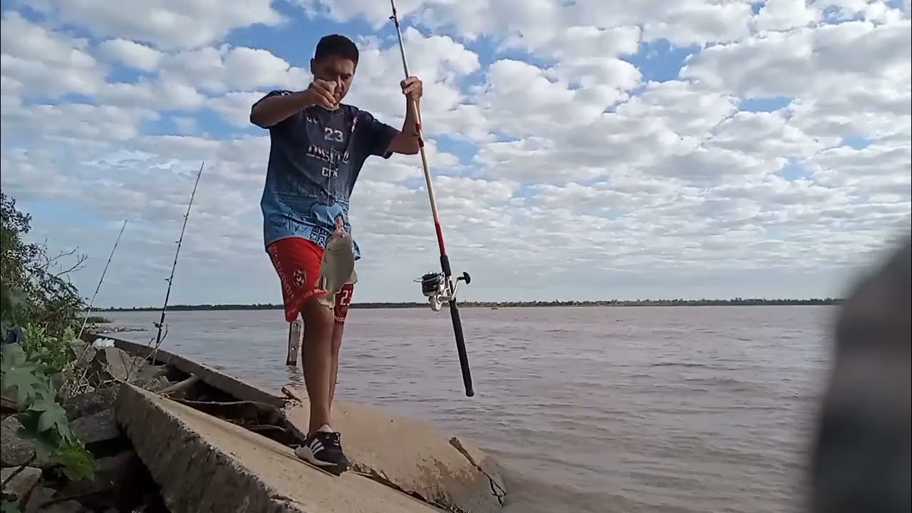 PESCA  Fuimos un día a la mañana y otro día a la tarde algo salió 🎣
