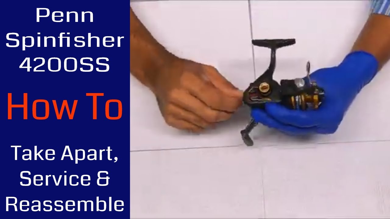 Penn Spinfisher 4200SS Fishing Reel - How to take apart, service and reassemble