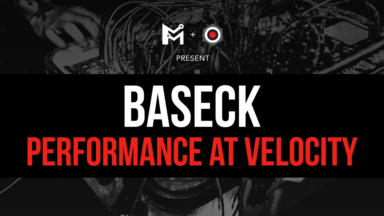 Baseck - live performance with Eurorack, synths & samplers // Velocity 2019