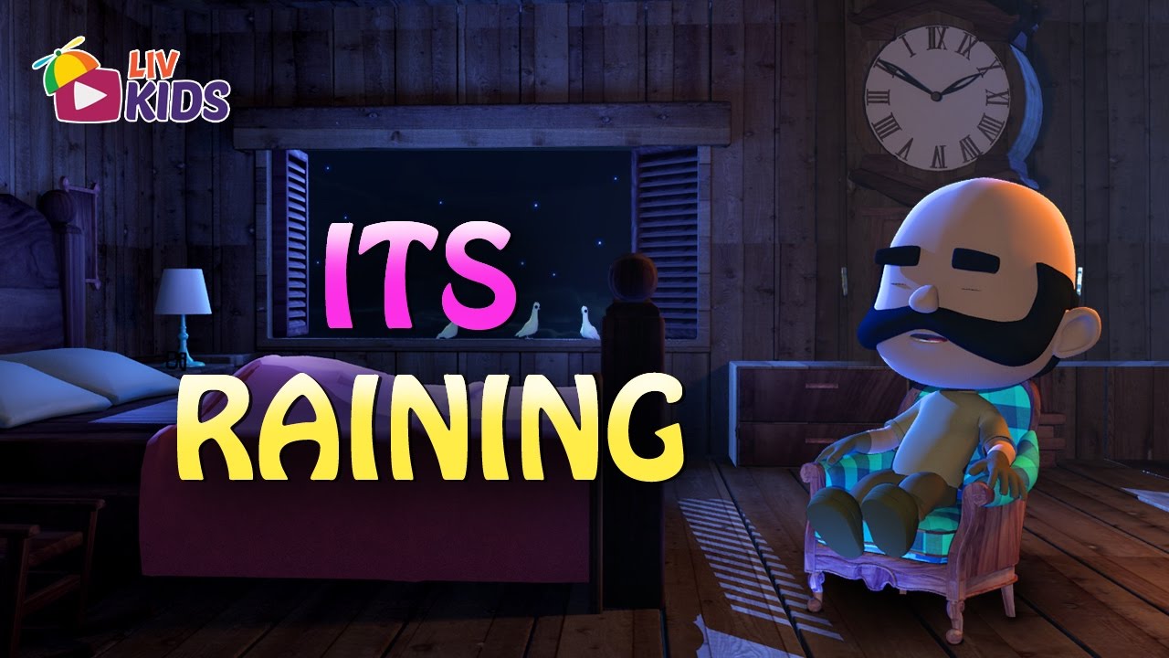 It's Raining It's Pouring with Lyrics | LIV Kids Nursery Rhymes and Songs | HD