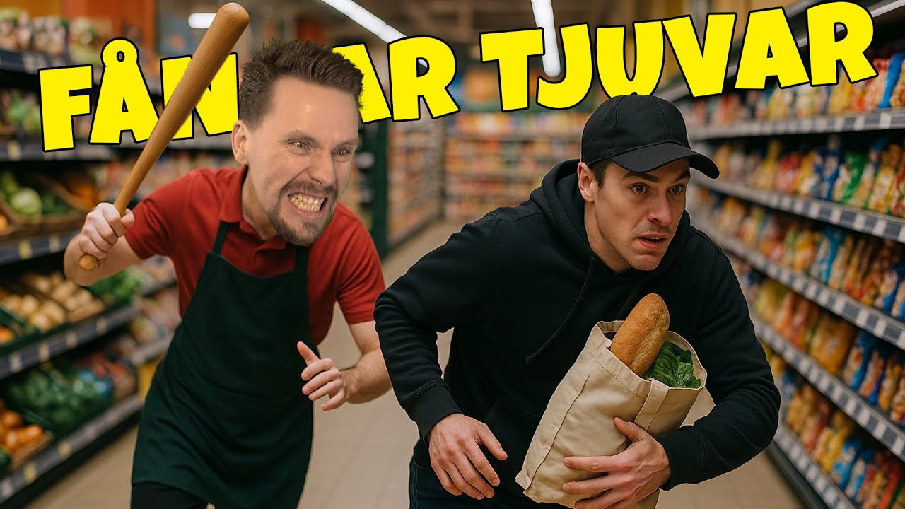 JAG FÅNGAR TJUVAR I BUTIKEN - SUPERMARKET SIMULATOR