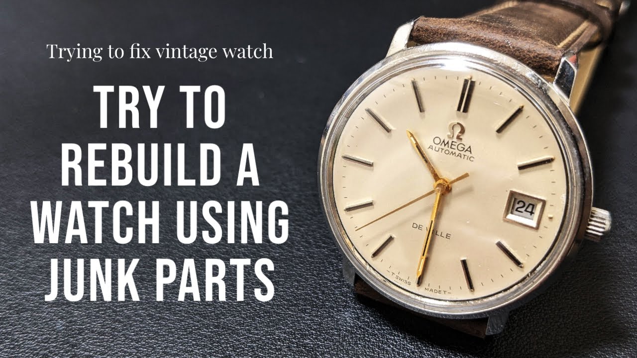 Build A Vintage Watch Using Junk Parts - Omega Caliber 1012 movement