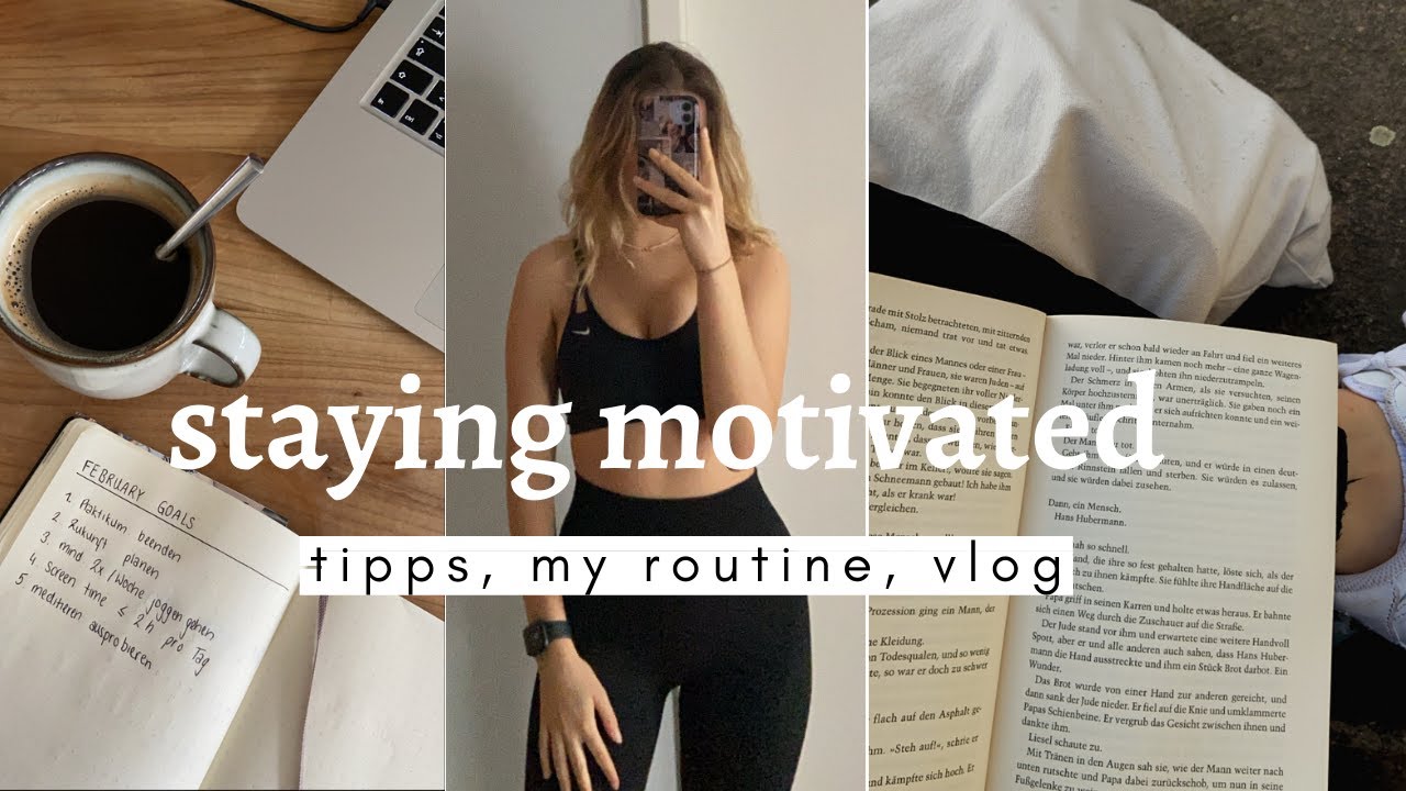 motivations tipps,  lernen, druck, sport, bike tour, morning routine, food, .. II Marieke Emilia