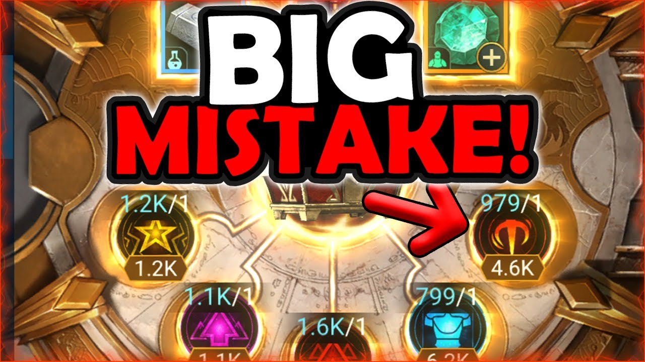 AVOID THESE FORGE MISTAKES - SAVE YOUR CHARMS! | RAID SHADOW LEGENDS