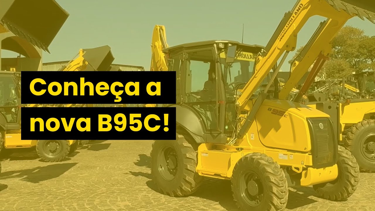 Conheça a nova RETROESCAVADEIRA B95C da New Holland Construction!