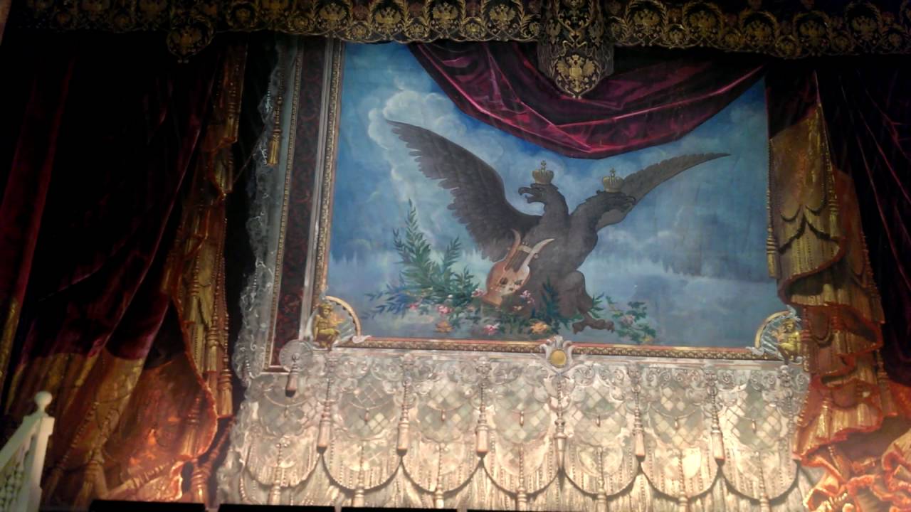 2014 10 31 St. Petersburg, Russia, Empress Catherine's private theater for a ballet