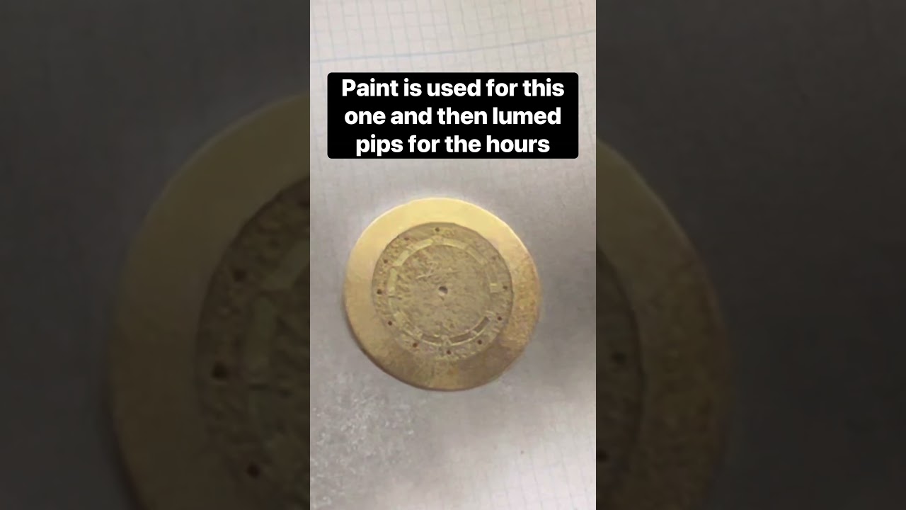 Making a Custom Watch Dial and Custom Automatic Watch - fiber laser engraving watch dial #watch