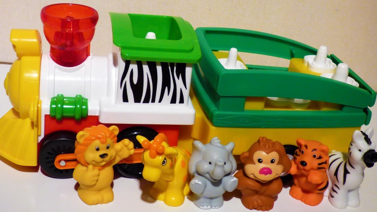 Chad Valley Safari Locomotive/ Train toy with zoo/wild animals