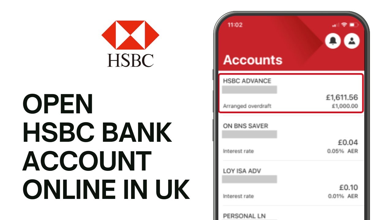 How to Open the HSBC Bank Account Online in the UK