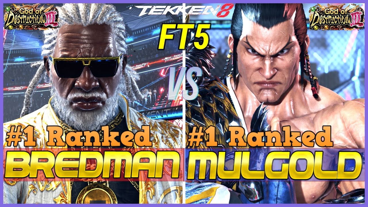 T8 FT5 Set ▰ MULGOLD (#1 Ranked Feng) Vs BREADMAN (#1 Ranked Leroy) ▰ Tekken 8 High Level Gameplay