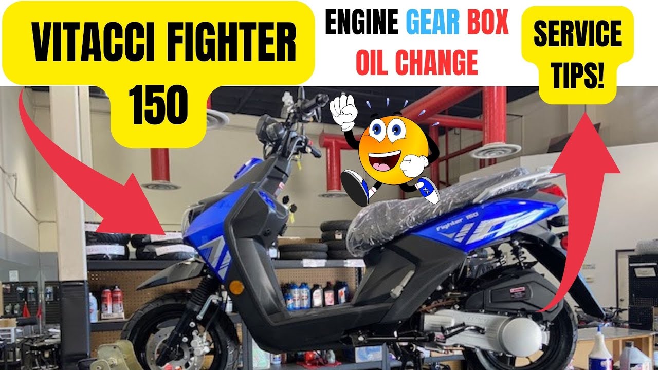 CHANGING GEARBOX AND ENGINE OIL ON THE GY6 150 SCOOTER MAINTENANCE