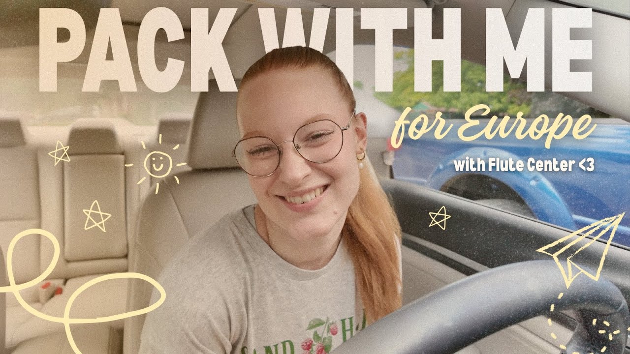 Pack with me for Europe!! | Sponsored by Flute Center